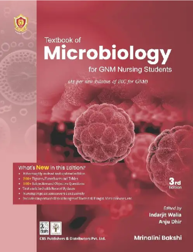 Textbook of Microbiology for GNM Nursing Students 